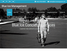 Tablet Screenshot of blue-icemanagement.com